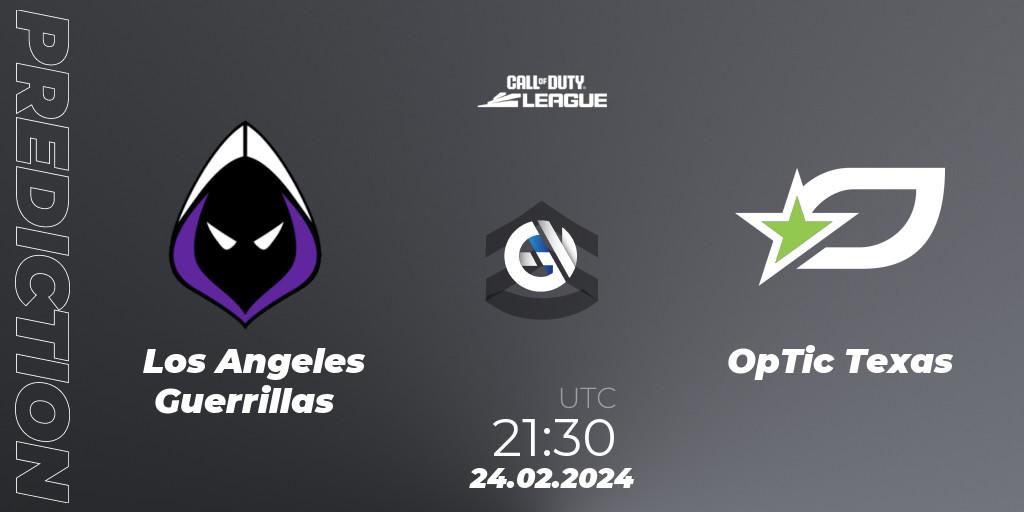 Los Angeles Guerrillas - OpTic Texas: ennuste. 24.02.24, Call of Duty, Call of Duty League 2024: Stage 2 Major Qualifiers