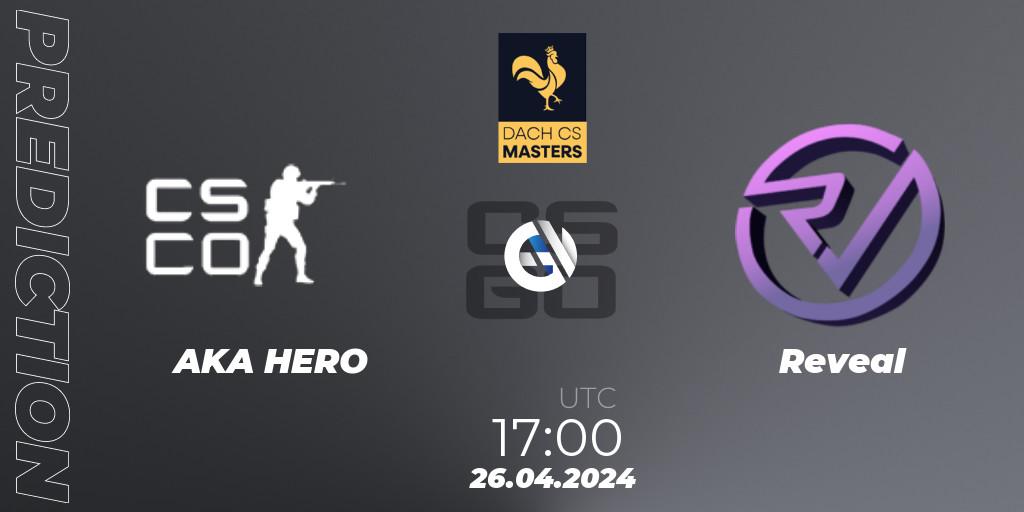 AKA HERO - Reveal: ennuste. 20.05.2024 at 18:00, Counter-Strike (CS2), DACH CS Masters Season 1: Division 2