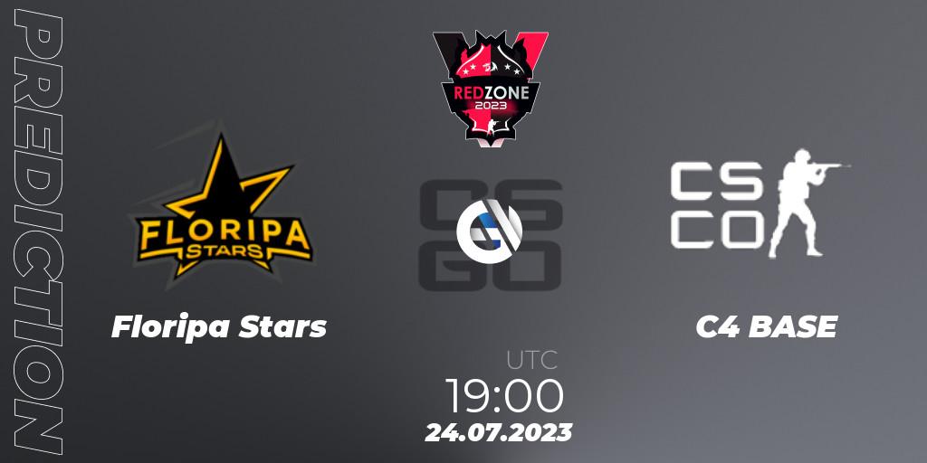Floripa Stars - C4 BASE: ennuste. 24.07.2023 at 19:00, Counter-Strike (CS2), RedZone PRO League Season 5