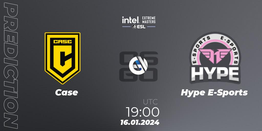 Case - Hype E-Sports: ennuste. 16.01.24, CS2 (CS:GO), Intel Extreme Masters China 2024: South American Open Qualifier #2