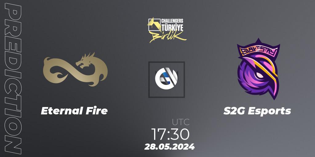Eternal Fire - S2G Esports: ennuste. 28.05.2024 at 17:30, VALORANT, VALORANT Challengers 2024 Turkey: Birlik Split 2