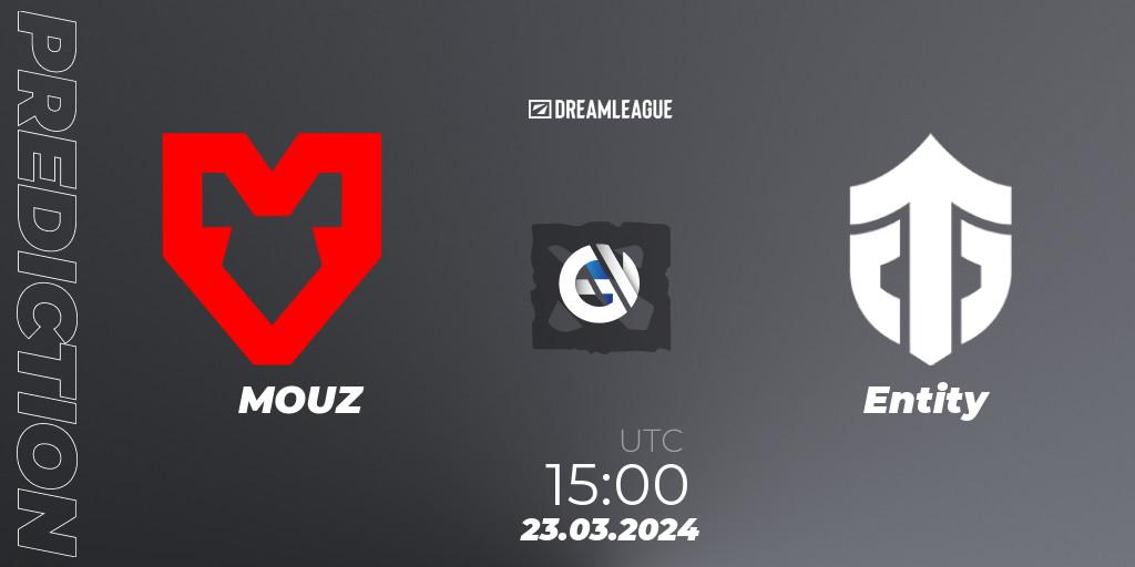 MOUZ - Entity: ennuste. 23.03.24, Dota 2, DreamLeague Season 23: Western Europe Closed Qualifier