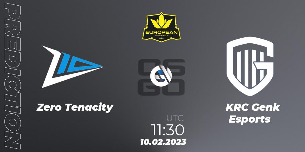 Zero Tenacity - KRC Genk Esports: ennuste. 10.02.23, CS2 (CS:GO), European Pro League Season 6: Division 2
