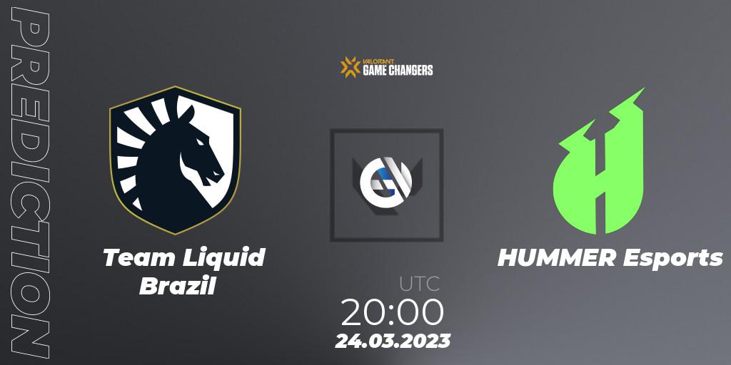 Team Liquid Brazil - HUMMER Esports: ennuste. 24.03.23, VALORANT, VCT 2023: Game Changers Brazil Series 1