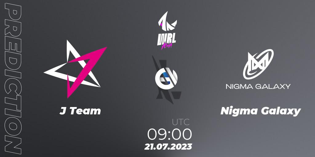 J Team - Nigma Galaxy: ennuste. 21.07.2023 at 09:00, Wild Rift, WRL Asia 2023 - Season 1 - Finals