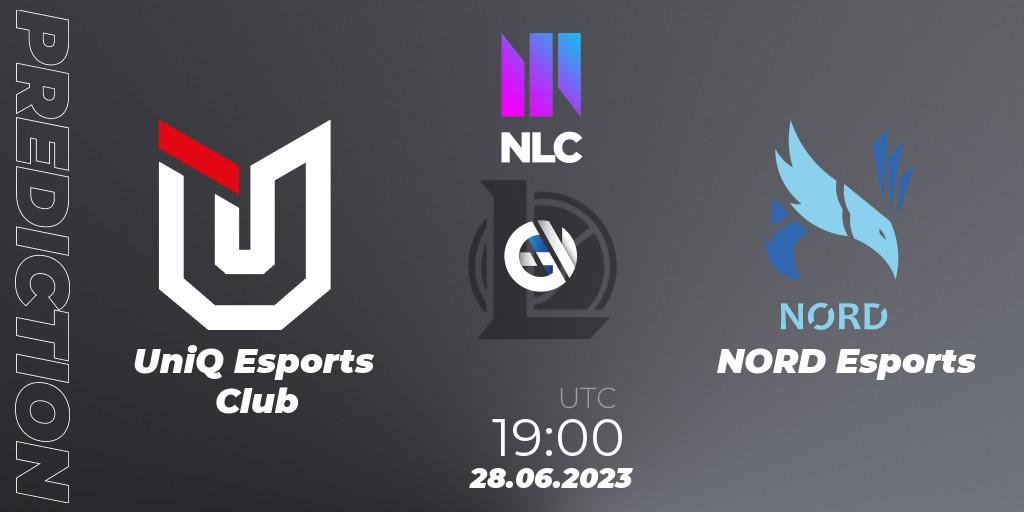 UniQ Esports Club - NORD Esports: ennuste. 28.06.23, LoL, NLC Summer 2023 - Group Stage