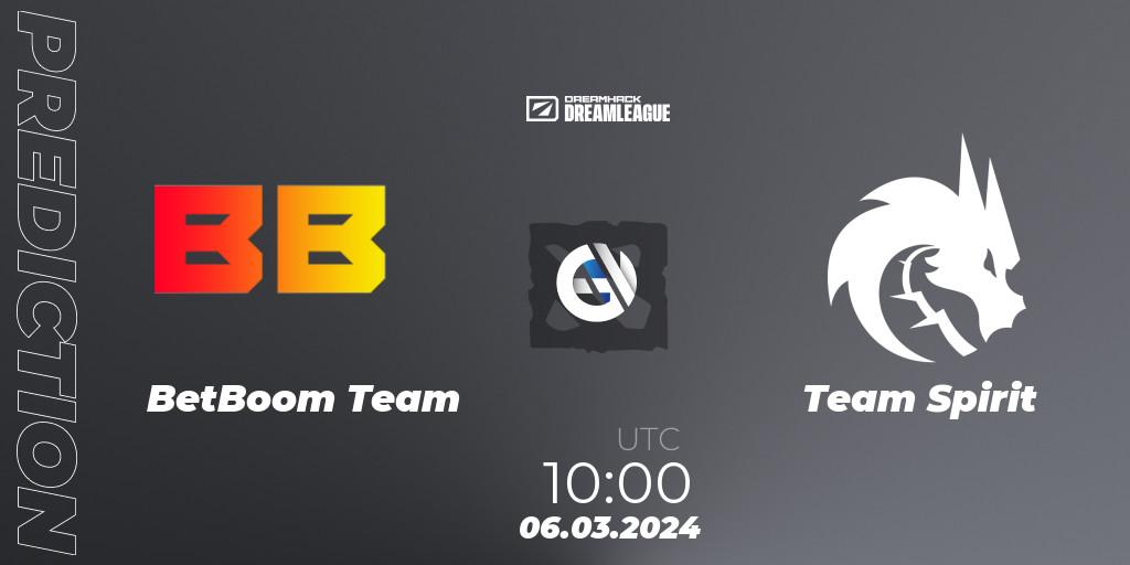 BetBoom Team - Team Spirit: ennuste. 06.03.24, Dota 2, DreamLeague Season 22