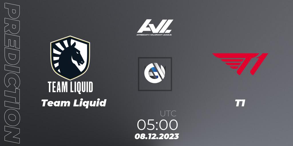Team Liquid - T1: ennuste. 08.12.23, VALORANT, AfreecaTV VALORANT LEAGUE