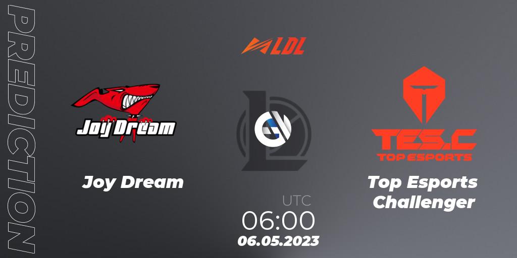Joy Dream - Top Esports Challenger: ennuste. 06.05.2023 at 06:00, LoL, LDL 2023 - Regular Season - Stage 2