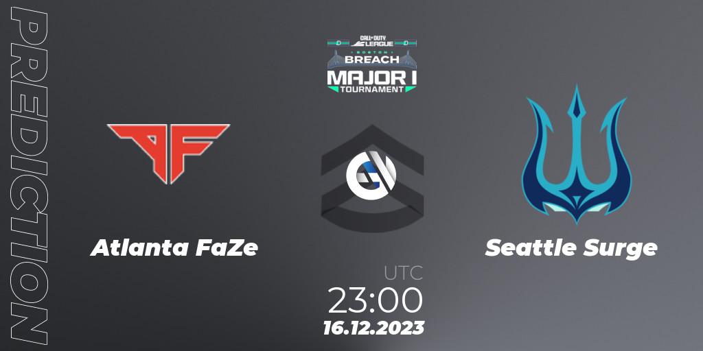 Atlanta FaZe - Seattle Surge: ennuste. 16.12.2023 at 23:00, Call of Duty, Call of Duty League 2024: Stage 1 Major Qualifiers