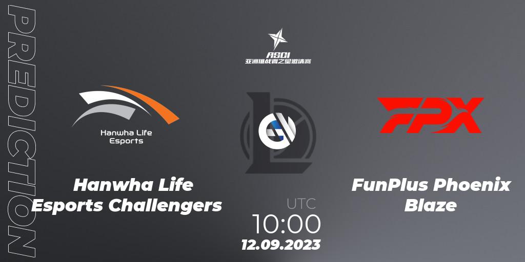 Hanwha Life Esports Challengers - FunPlus Phoenix Blaze: ennuste. 12.09.23, LoL, Asia Star Challengers Invitational 2023