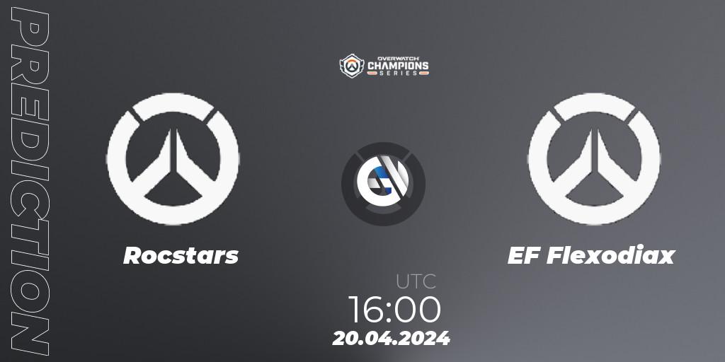 Rocstars - EF Flexodiax: ennuste. 20.04.2024 at 16:00, Overwatch, Overwatch Champions Series 2024 - EMEA Stage 2 Group Stage