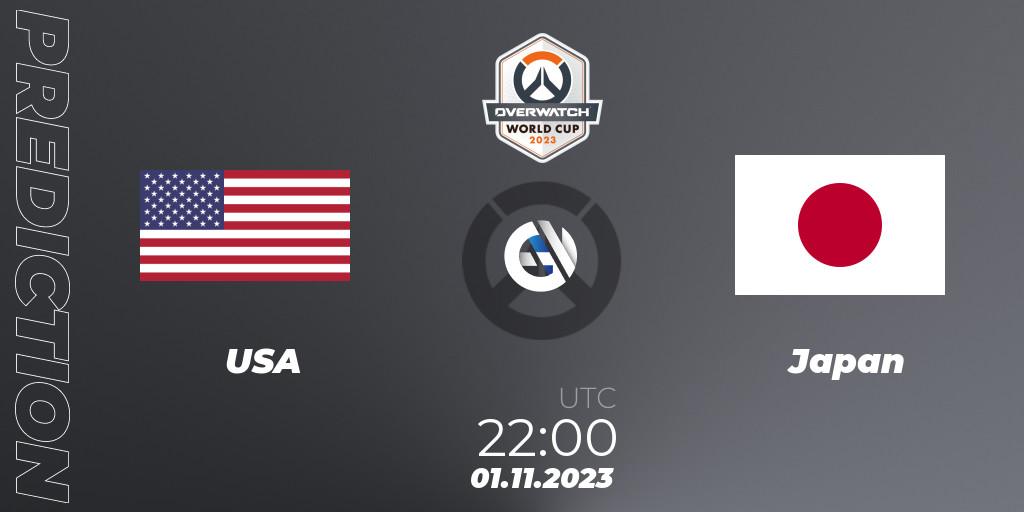 USA - Japan: ennuste. 01.11.23, Overwatch, Overwatch World Cup 2023