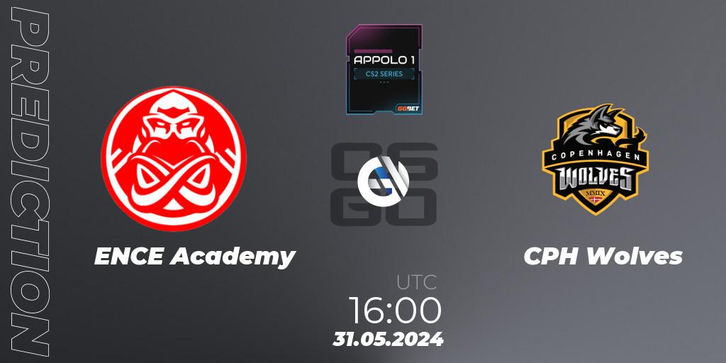 ENCE Academy - CPH Wolves: ennuste. 31.05.2024 at 15:00, Counter-Strike (CS2), Appolo1 Series: Phase 2