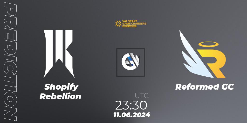 Shopify Rebellion - Reformed GC: ennuste. 11.06.2024 at 23:40, VALORANT, VCT 2024: Game Changers North America Series 2