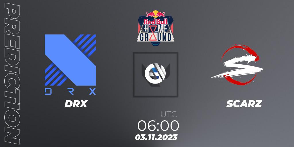 DRX - SCARZ: ennuste. 03.11.2023 at 05:50, VALORANT, Red Bull Home Ground #4 - Swiss Stage