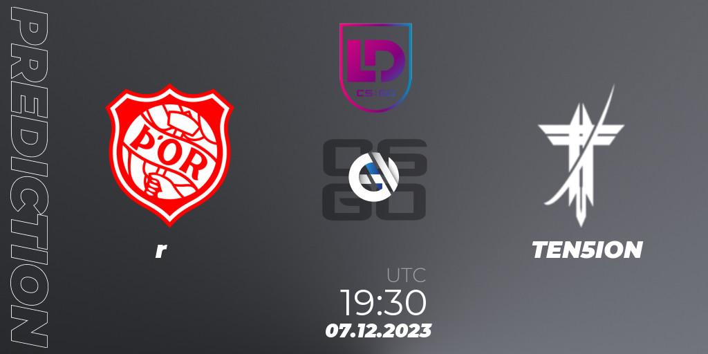 Þór - TEN5ION: ennuste. 07.12.2023 at 20:30, Counter-Strike (CS2), Icelandic Esports League Season 8: Regular Season