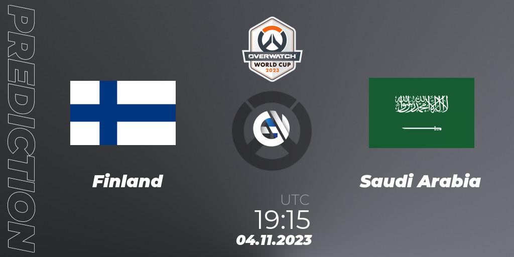 Finland - Saudi Arabia: ennuste. 04.11.23, Overwatch, Overwatch World Cup 2023