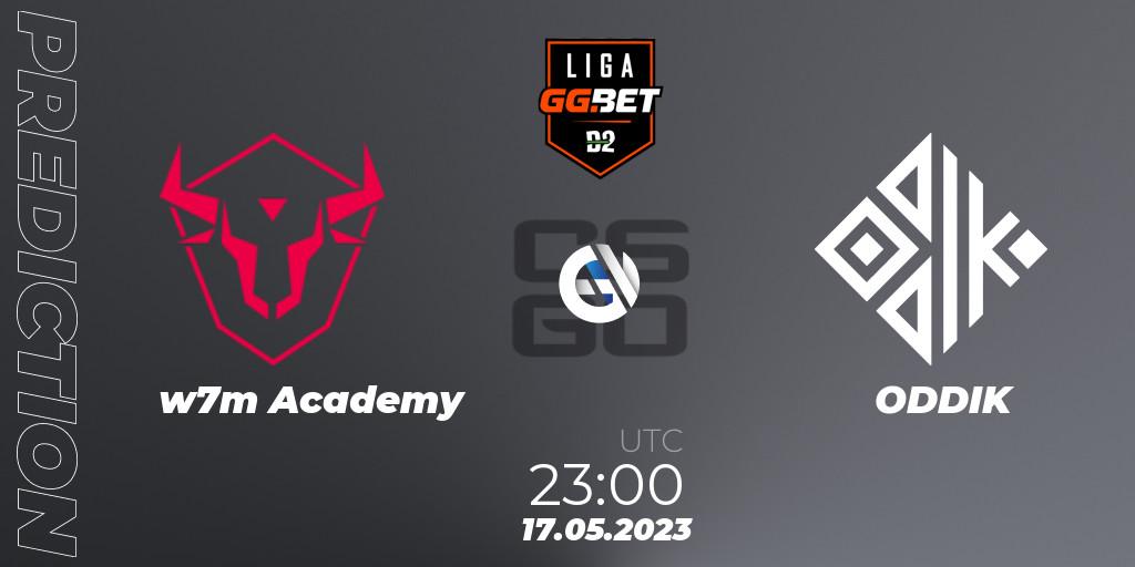 w7m Academy - ODDIK: ennuste. 17.05.2023 at 23:00, Counter-Strike (CS2), Dust2 Brasil Liga Season 1