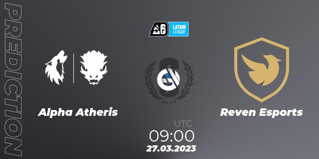 Alpha Atheris - Reven Esports: ennuste. 27.03.23, Rainbow Six, LATAM League 2023 - Stage 1