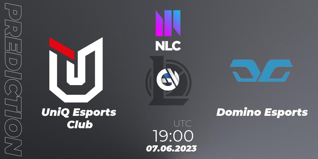 UniQ Esports Club - Domino Esports: ennuste. 07.06.2023 at 19:00, LoL, NLC Summer 2023 - Group Stage