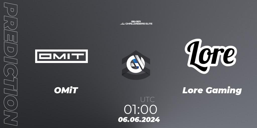 OMiT - Lore Gaming: ennuste. 06.06.2024 at 00:00, Call of Duty, Call of Duty Challengers 2024 - Elite 3: NA