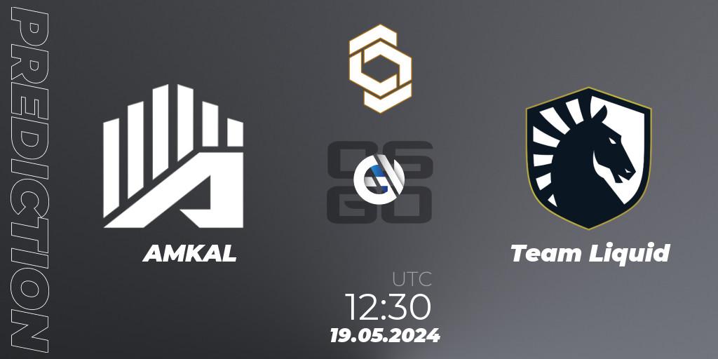 AMKAL - Team Liquid: ennuste. 19.05.2024 at 13:00, Counter-Strike (CS2), CCT Global Finals
