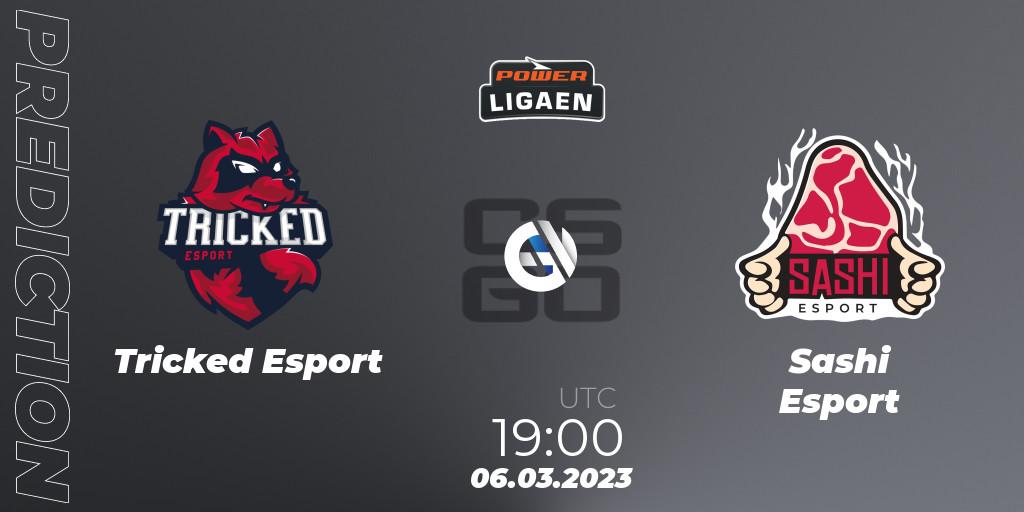 Tricked Esport - Sashi Esport: ennuste. 06.03.2023 at 19:00, Counter-Strike (CS2), Dust2.dk Ligaen Season 22