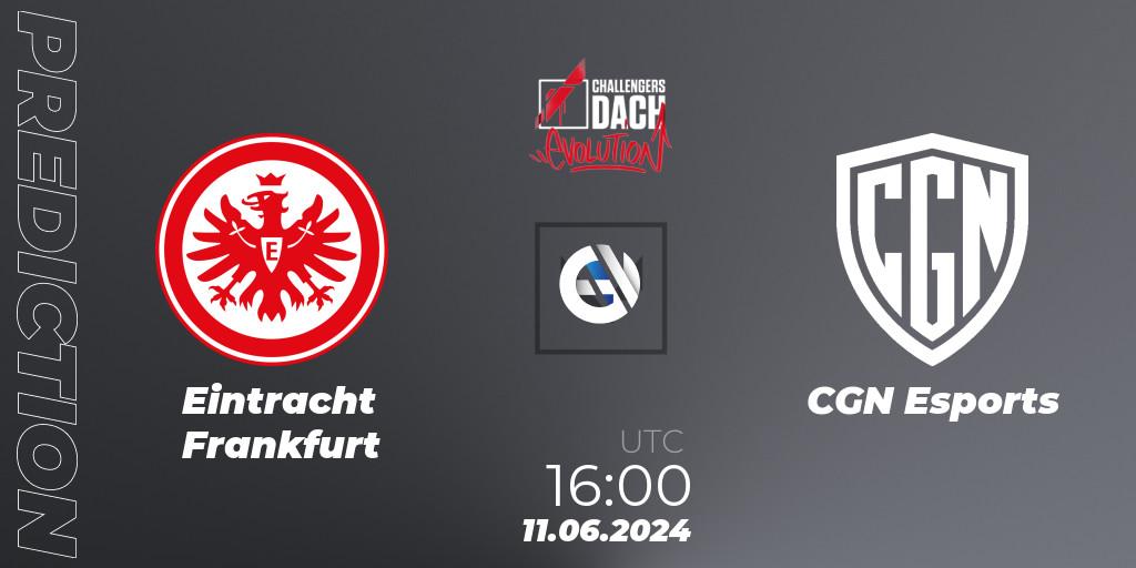 Eintracht Frankfurt - CGN Esports: ennuste. 11.06.2024 at 16:00, VALORANT, VALORANT Challengers 2024 DACH: Evolution Split 2