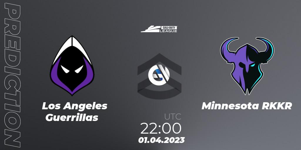 Los Angeles Guerrillas - Minnesota RØKKR: ennuste. 01.04.2023 at 22:00, Call of Duty, Call of Duty League 2023: Stage 4 Major Qualifiers