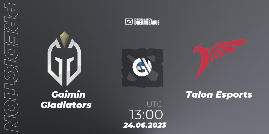 Gaimin Gladiators - Talon Esports: ennuste. 24.06.2023 at 12:55, Dota 2, DreamLeague Season 20