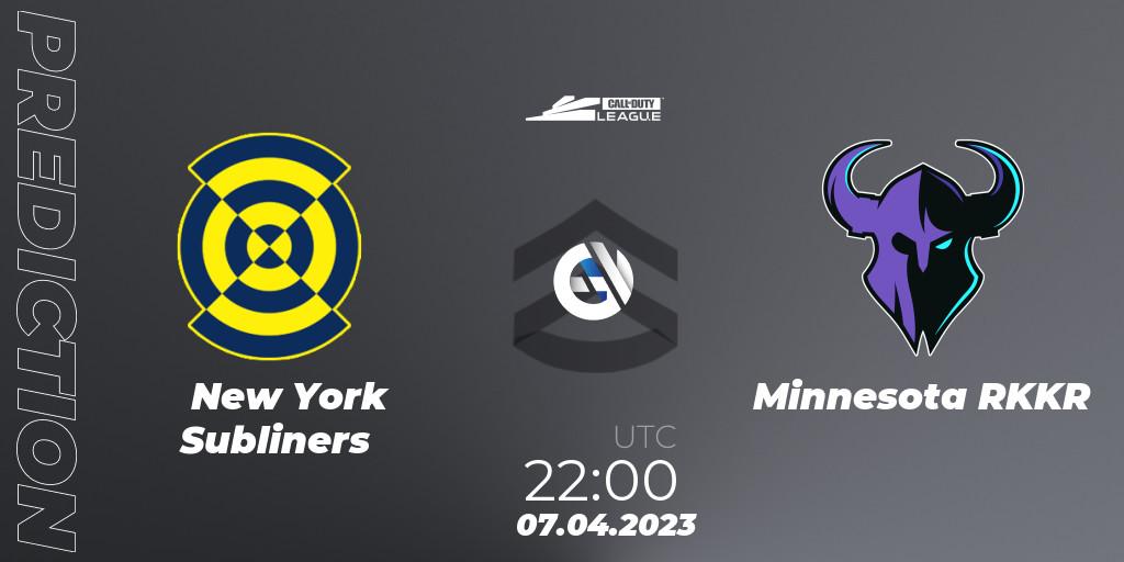 New York Subliners - Minnesota RØKKR: ennuste. 07.04.2023 at 22:00, Call of Duty, Call of Duty League 2023: Stage 4 Major Qualifiers