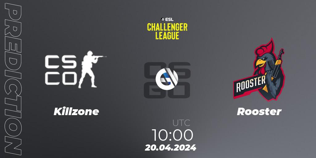 Killzone - Rooster: ennuste. 08.05.2024 at 10:00, Counter-Strike (CS2), ESL Challenger League Season 47: Oceania