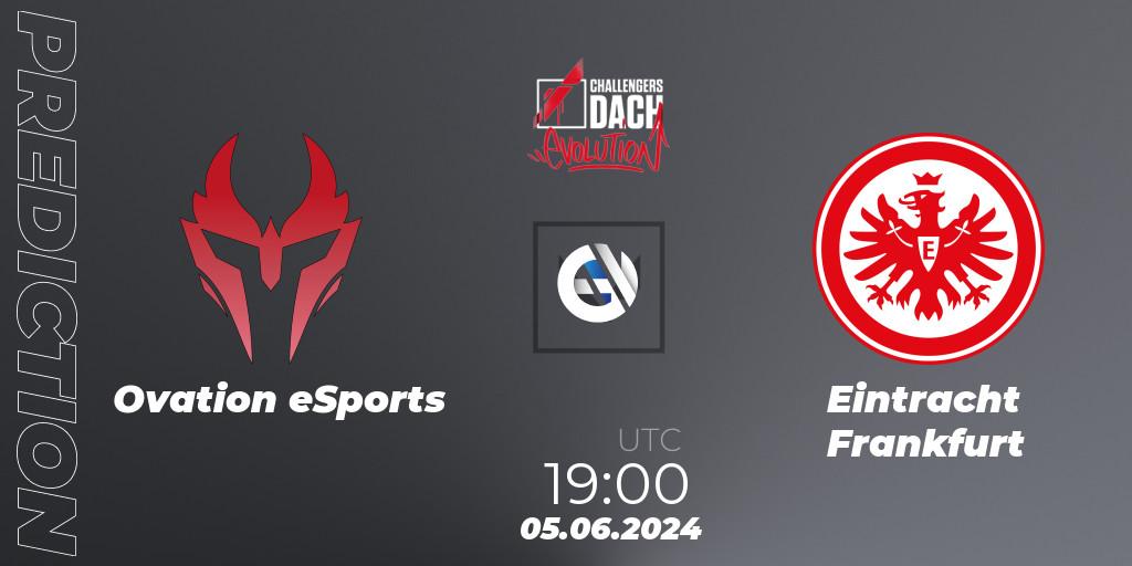 Ovation eSports - Eintracht Frankfurt: ennuste. 05.06.2024 at 19:00, VALORANT, VALORANT Challengers 2024 DACH: Evolution Split 2
