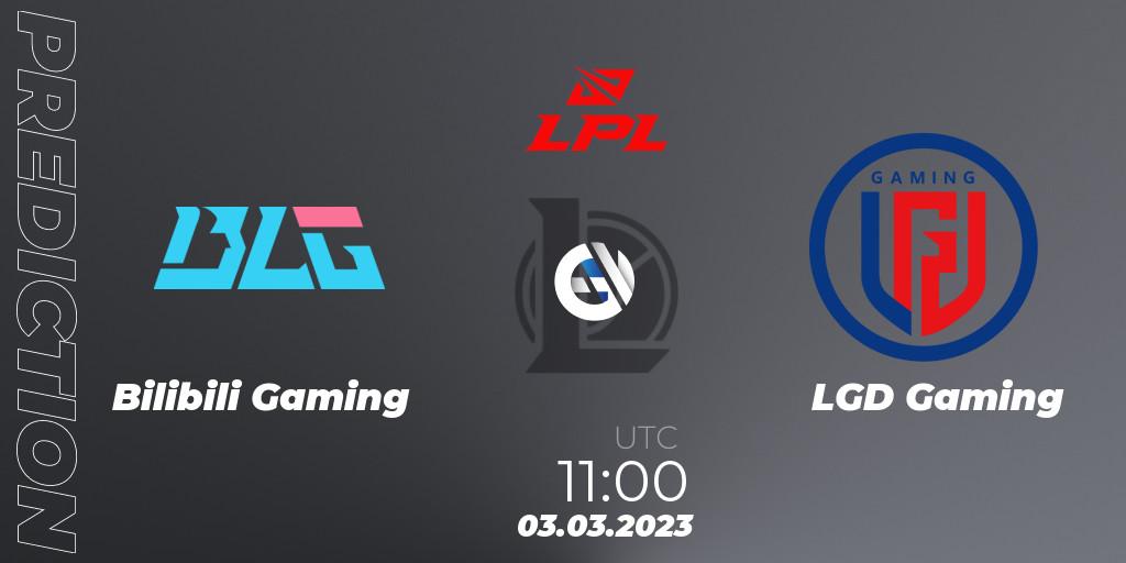 Bilibili Gaming - LGD Gaming: ennuste. 03.03.2023 at 11:20, LoL, LPL Spring 2023 - Group Stage