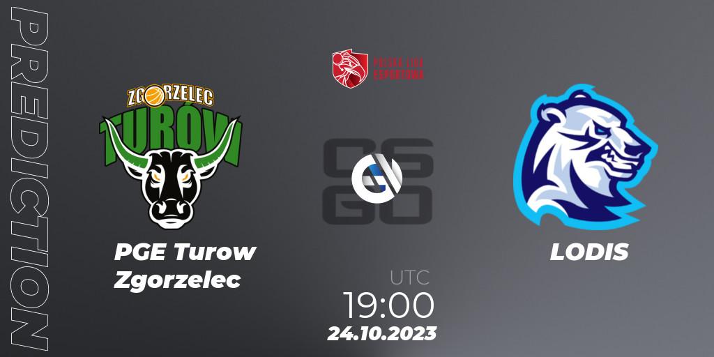 PGE Turow Zgorzelec - LODIS: ennuste. 24.10.2023 at 19:00, Counter-Strike (CS2), Polska Liga Esportowa 2023: Split #3