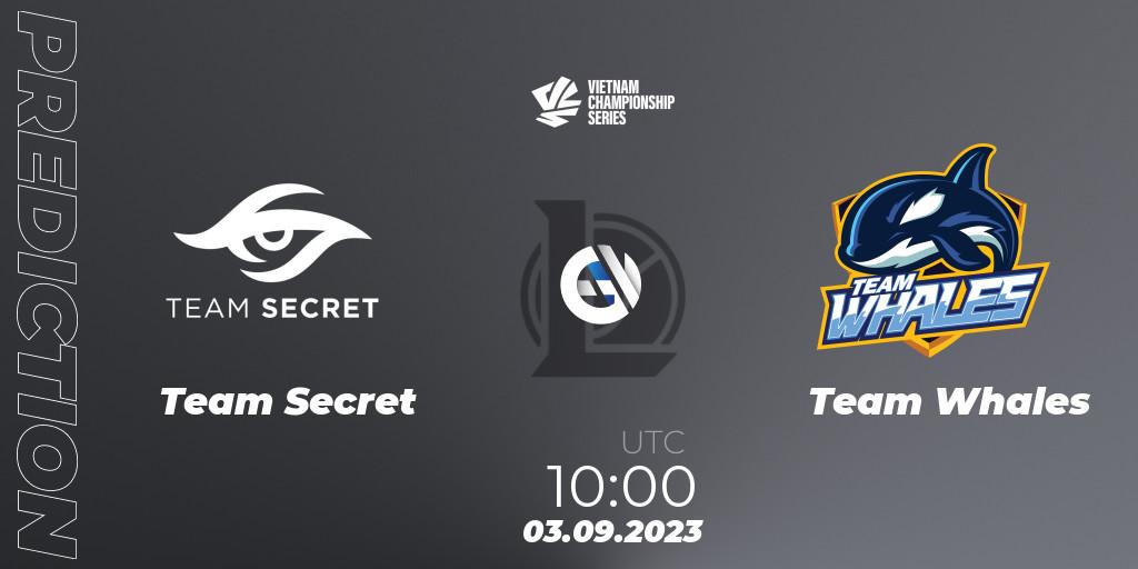 Team Secret - Team Whales: ennuste. 03.09.2023 at 10:00, LoL, VCS Dusk 2023