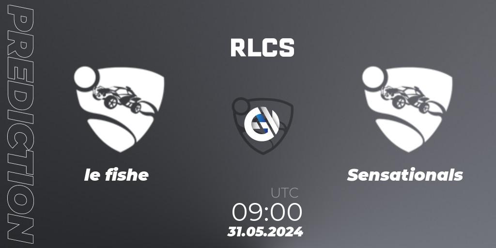 le fishe - Sensationals: ennuste. 31.05.2024 at 09:00, Rocket League, RLCS 2024 - Major 2: APAC Open Qualifier 6