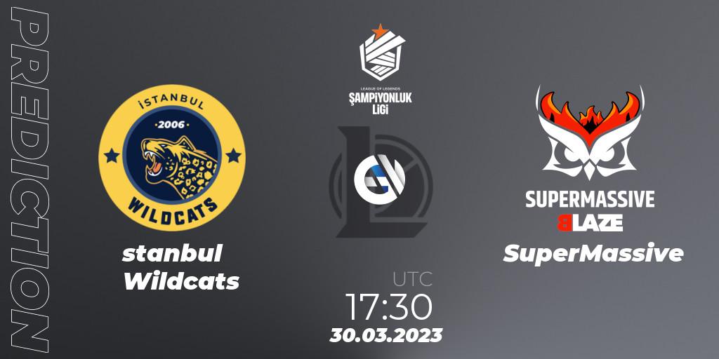İstanbul Wildcats - SuperMassive: ennuste. 30.03.23, LoL, TCL Winter 2023 - Playoffs