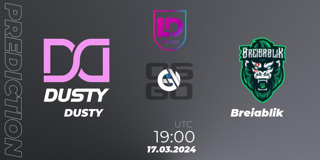 DUSTY - Breiðablik: ennuste. 17.03.2024 at 19:00, Counter-Strike (CS2), Icelandic Esports League Season 8
