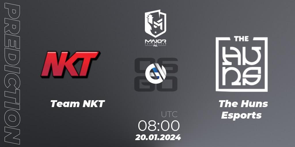 Team NKT - The Huns Esports: ennuste. 20.01.2024 at 08:00, Counter-Strike (CS2), PGL CS2 Major Copenhagen 2024 East Asia RMR Closed Qualifier