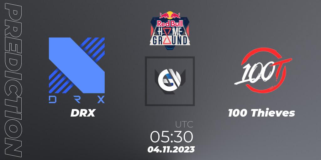 DRX - 100 Thieves: ennuste. 04.11.23, VALORANT, Red Bull Home Ground #4