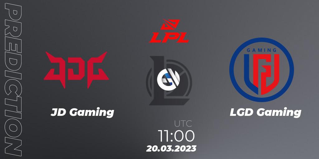 JD Gaming - LGD Gaming: ennuste. 20.03.23, LoL, LPL Spring 2023 - Group Stage