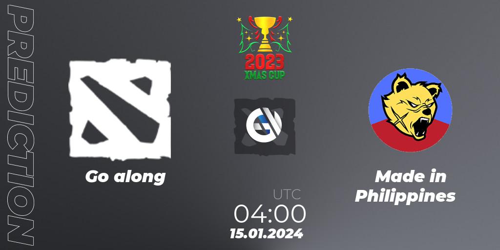 Go along - Made in Philippines: ennuste. 15.01.2024 at 04:02, Dota 2, Xmas Cup 2023
