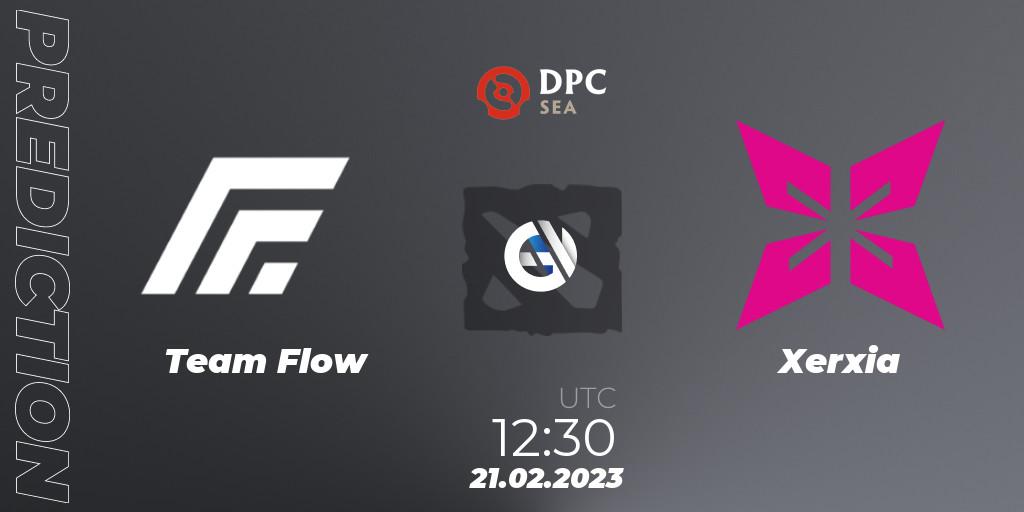 Team Flow - Xerxia: ennuste. 21.02.23, Dota 2, DPC 2022/2023 Winter Tour 1: SEA Division II (Lower)