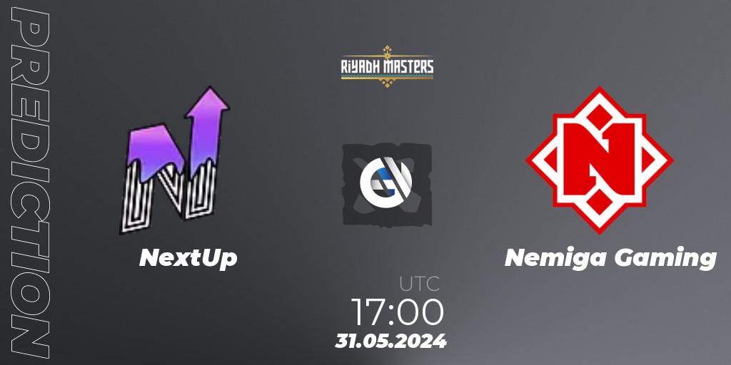 NextUp - Nemiga Gaming: ennuste. 31.05.2024 at 17:20, Dota 2, Riyadh Masters 2024: Eastern Europe Closed Qualifier