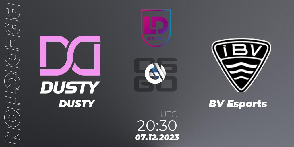DUSTY - ÍBV Esports: ennuste. 07.12.2023 at 21:30, Counter-Strike (CS2), Icelandic Esports League Season 8: Regular Season
