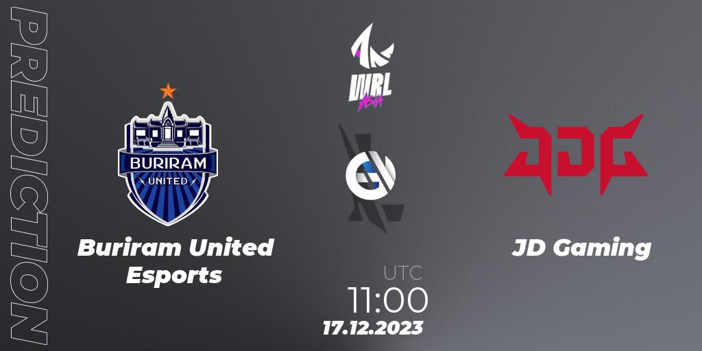 Buriram United Esports - JD Gaming: ennuste. 17.12.23, Wild Rift, WRL Asia 2023 - Season 2 - Regular Season