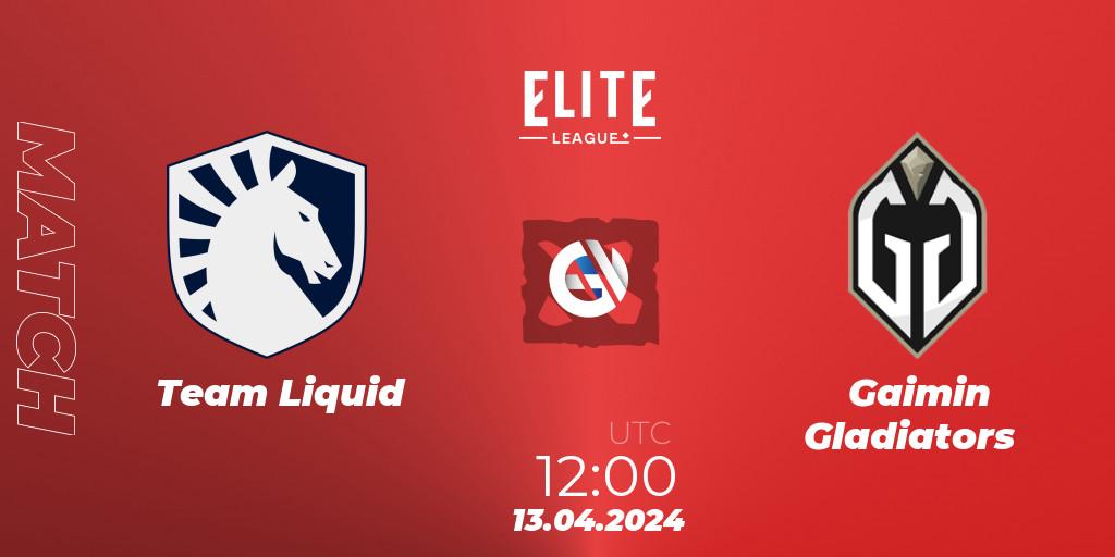 Team Liquid VS Gaimin Gladiators