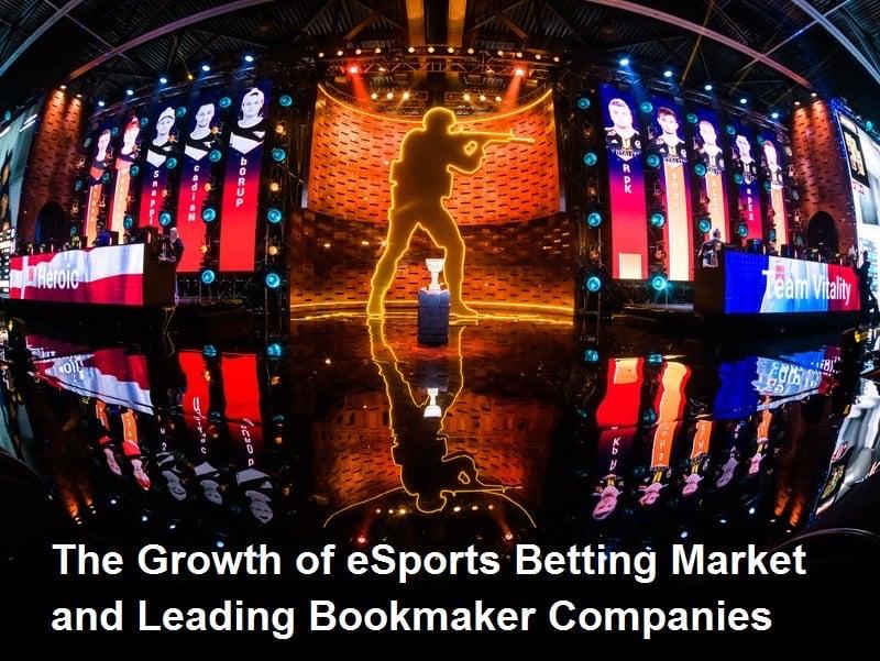 Esports-vedonlyöntimarkkinoiden ja johtavien vedonlyöntiyritysten kasvu